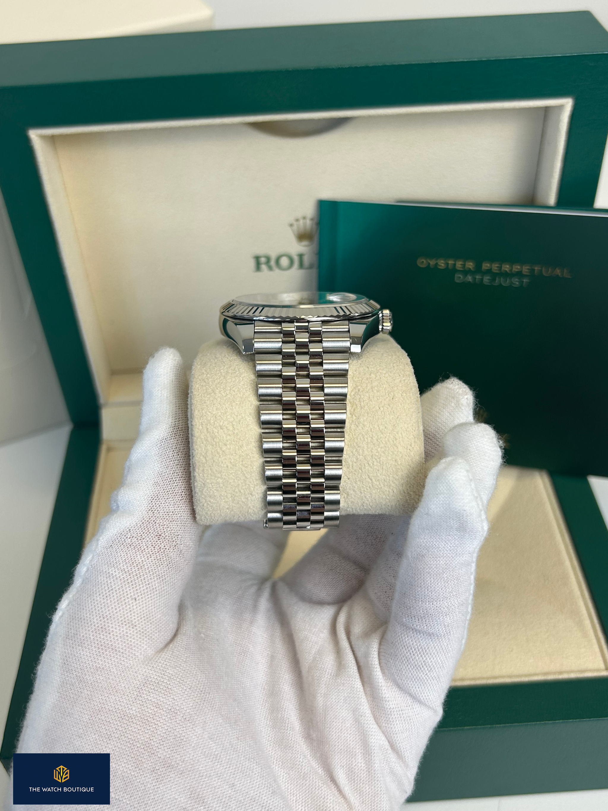 Rolex DateJust 36 Green Dial 2022 126234 Jubilee Bracelet