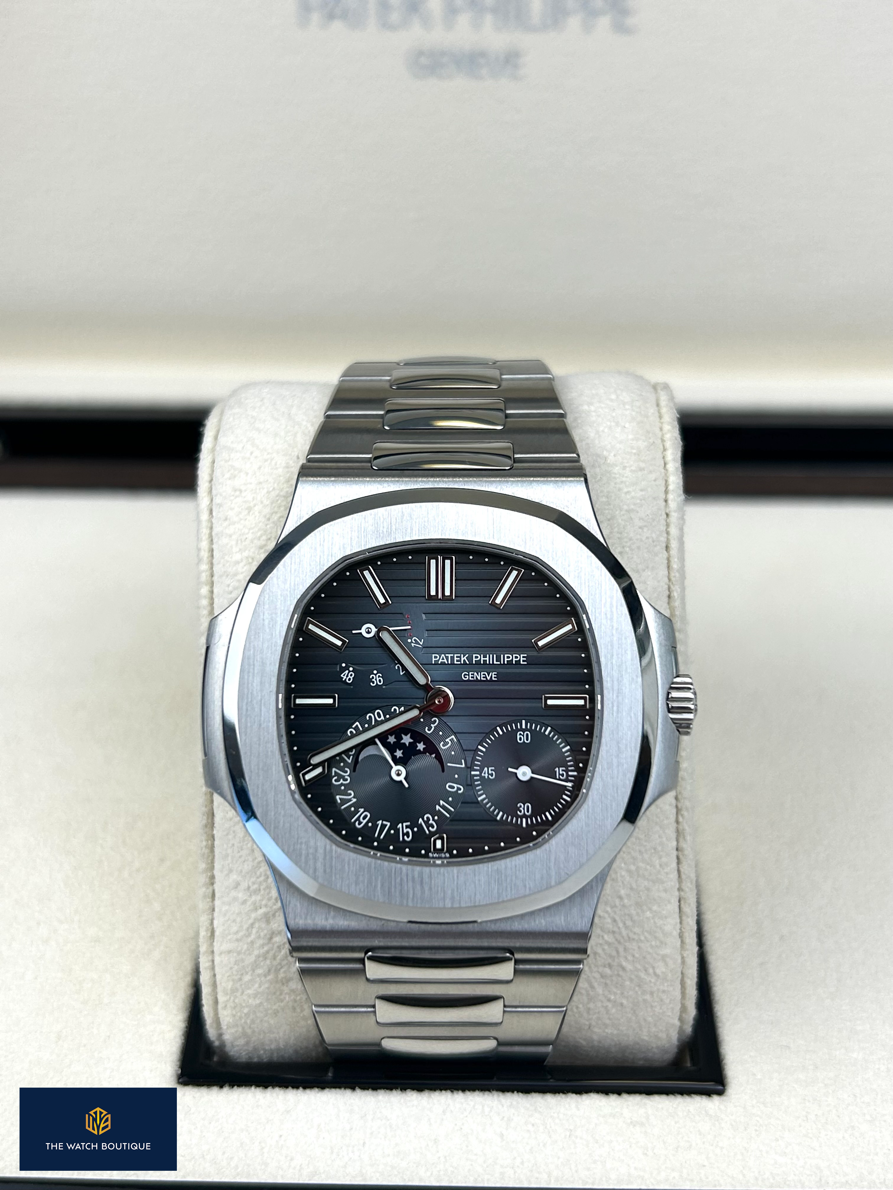 Patek Philippe Nautilus Steel 2017 5712A Grey Dial The