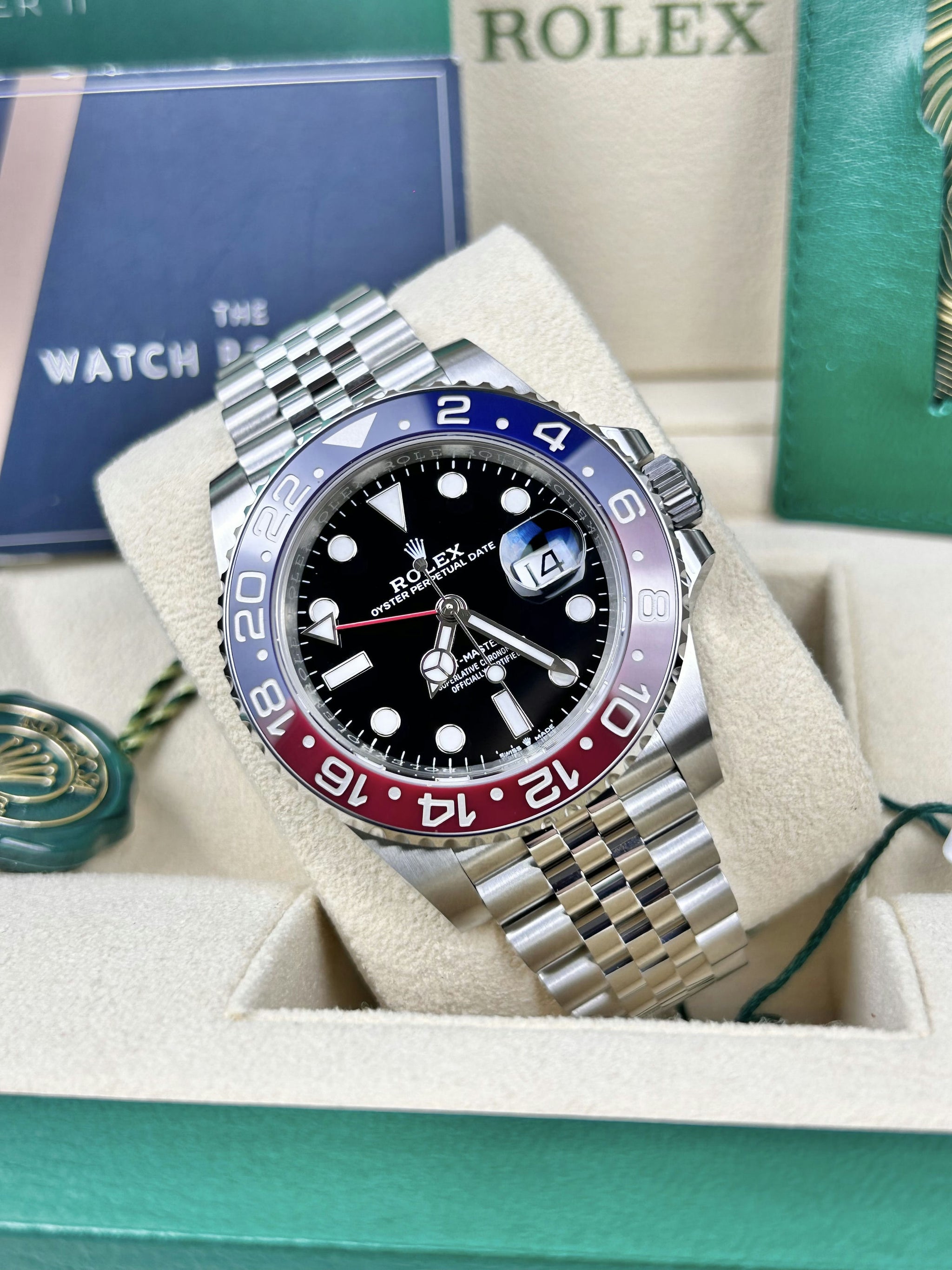 Rolex Pepsi Jubilee Rolex GMT-Master II 126710BLRO Blowers Jewellers