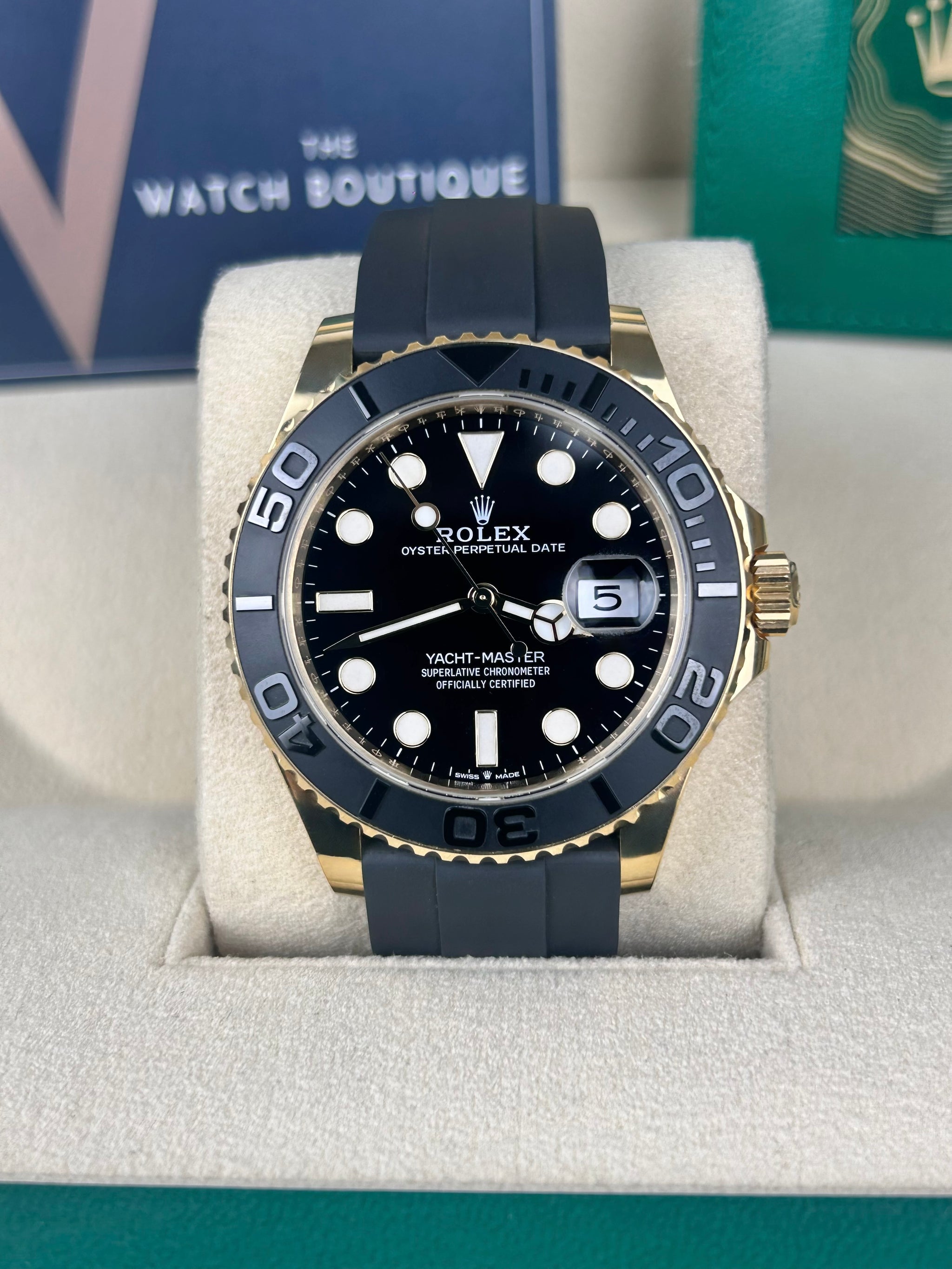 Rolex Yacht-Master 42 - Yellow Gold - Black Dial - 2022 - 226658