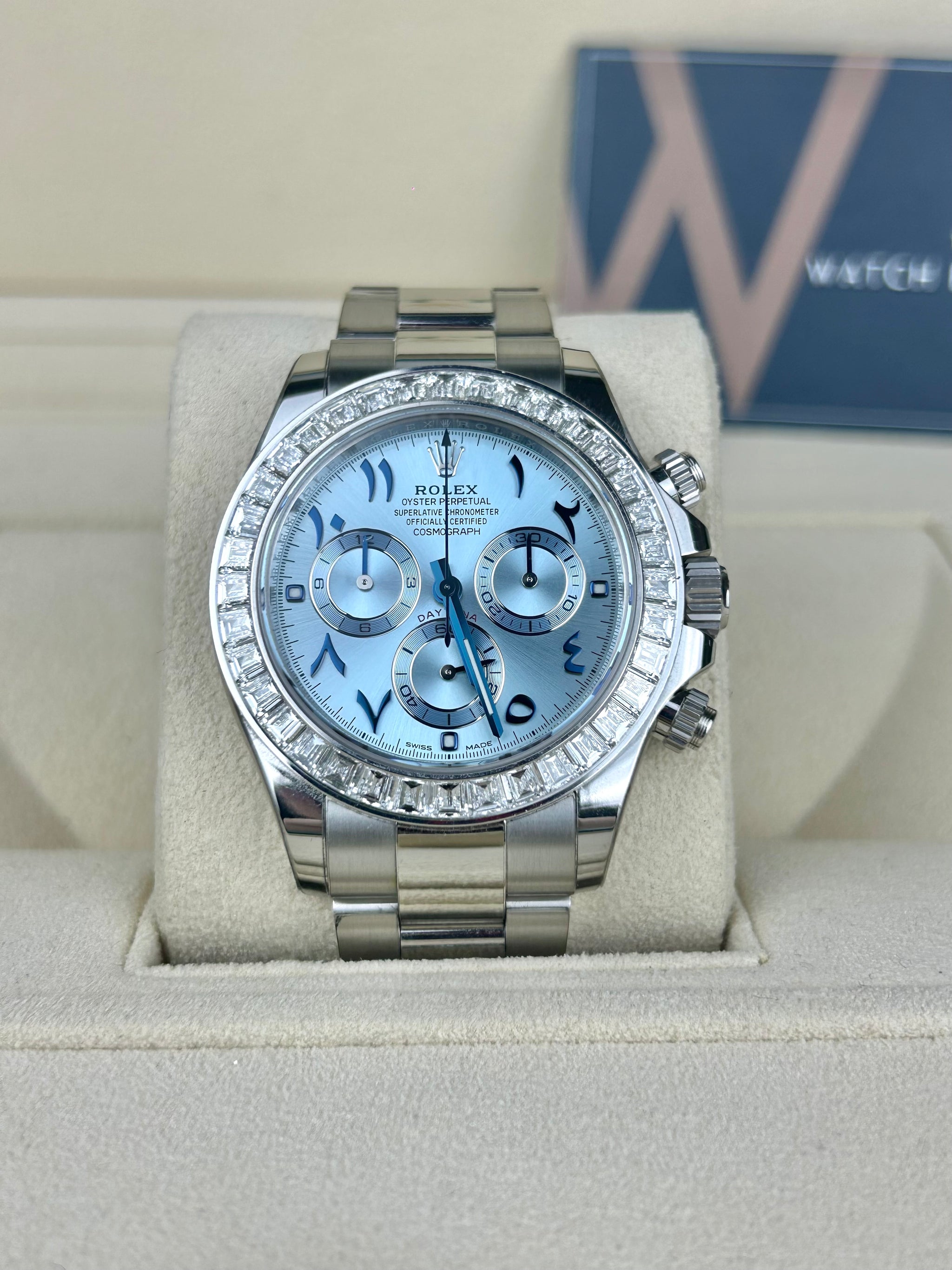 Rolex Daytona Platinum Arabic dial 116576TBR 2021 Platinum