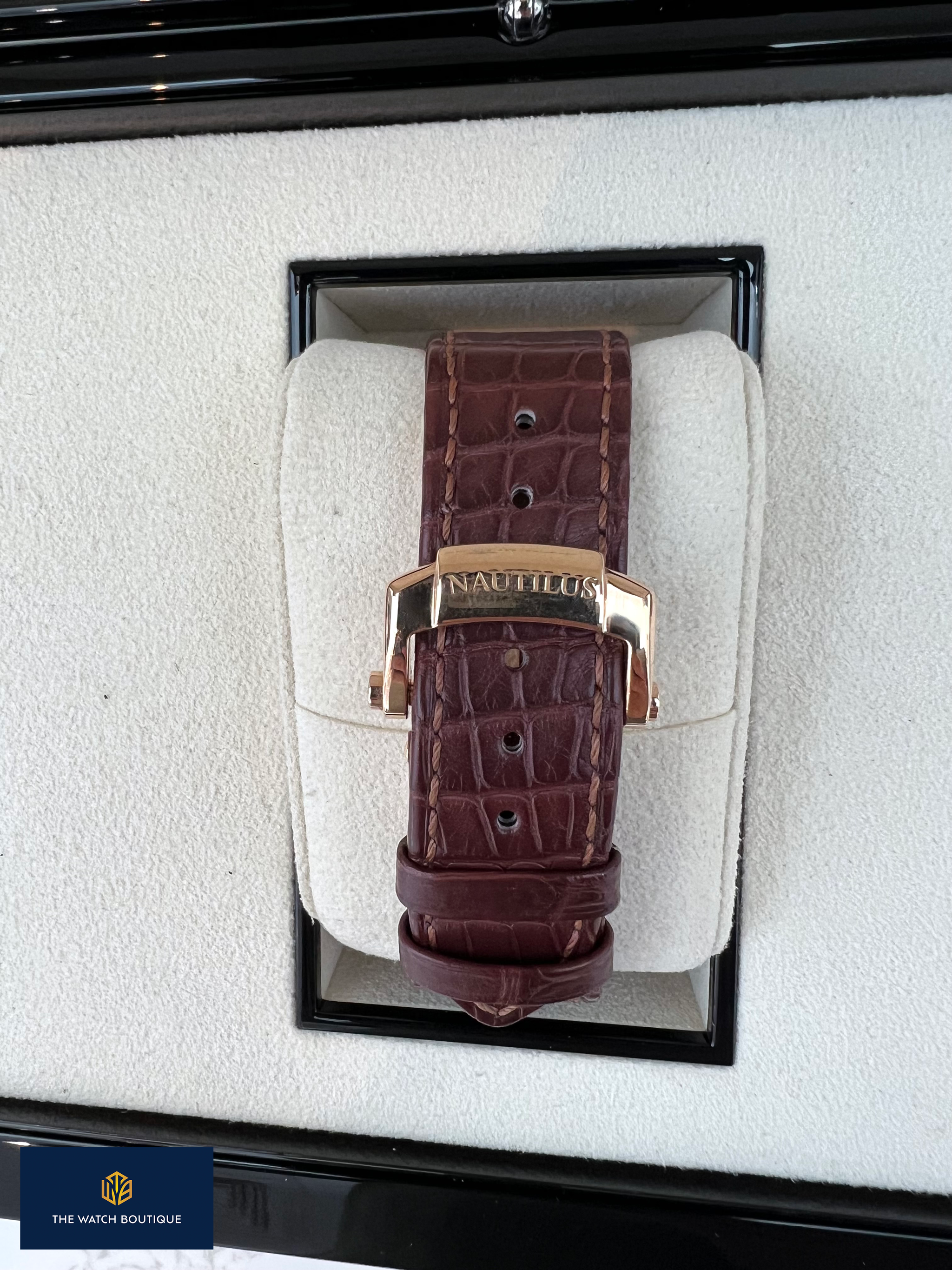 Patek Philippe - Nautilus - Brown Dial - Leather Strap - 5712R