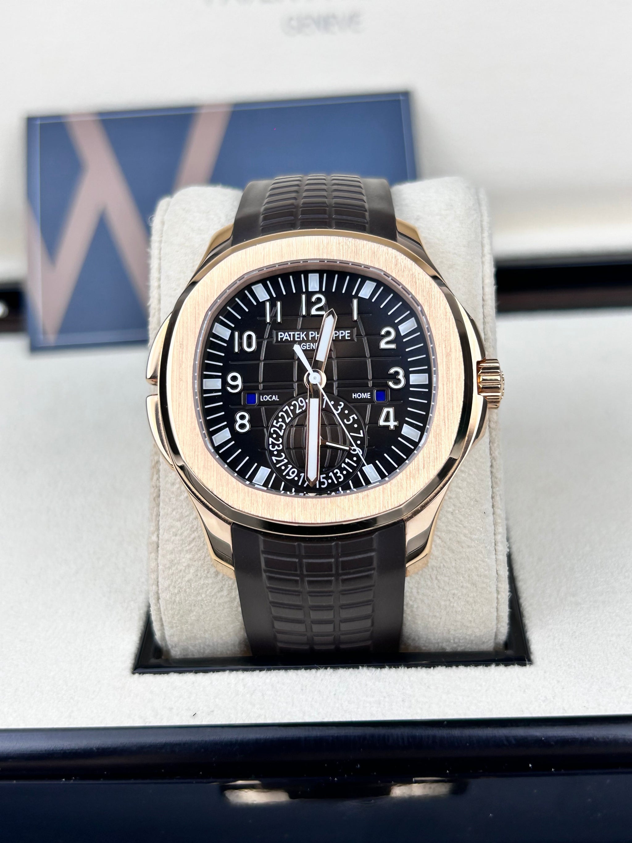 Patek Philippe Aquanaut Time Travel Rubber Strap 5164R