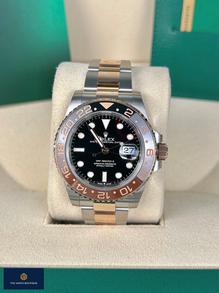 Rolex GMT Master II Root Beer 2019 126711CHNR Bi Metal The Watch Boutique