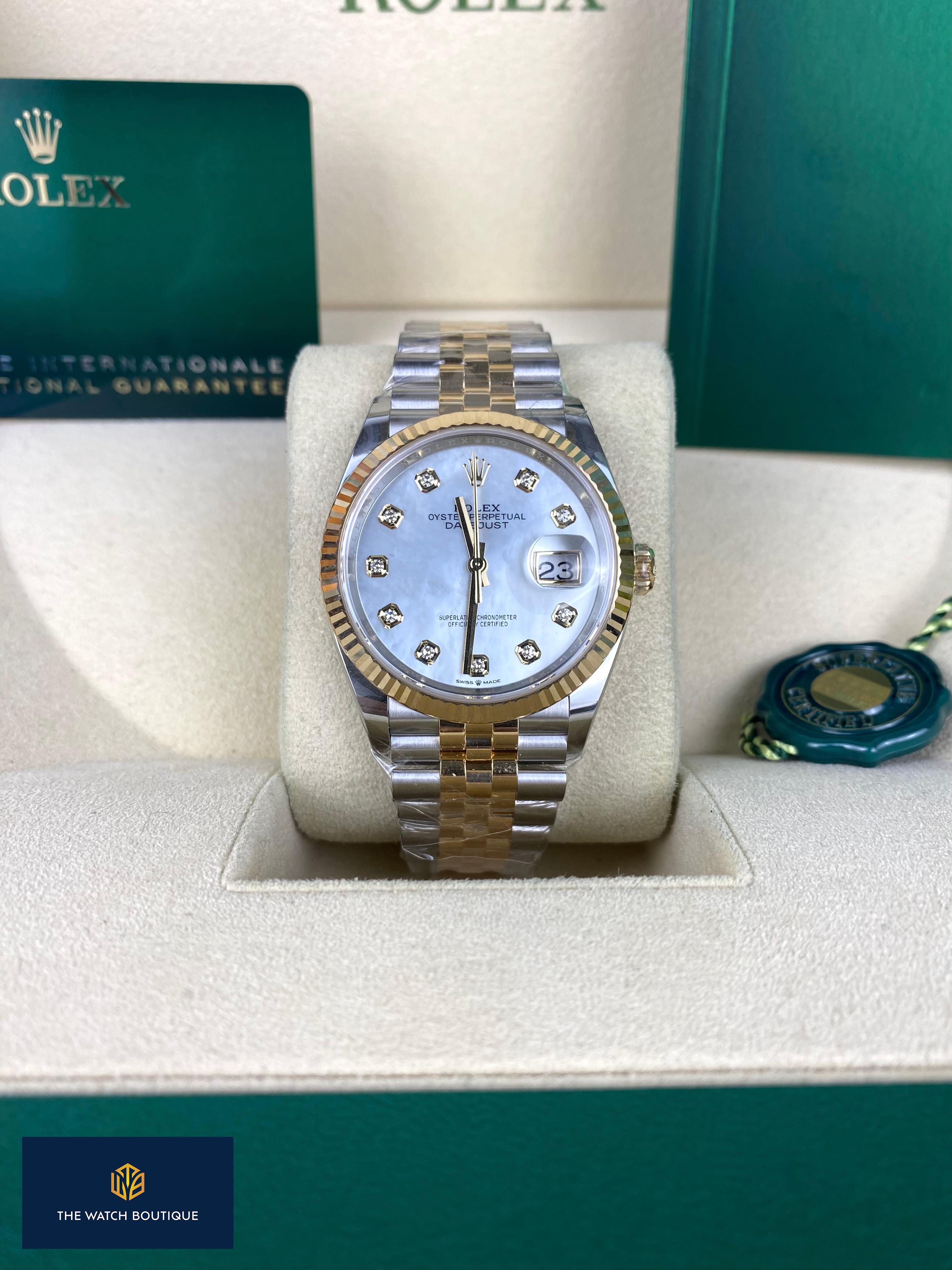 Rolex datejust pearl discount dial