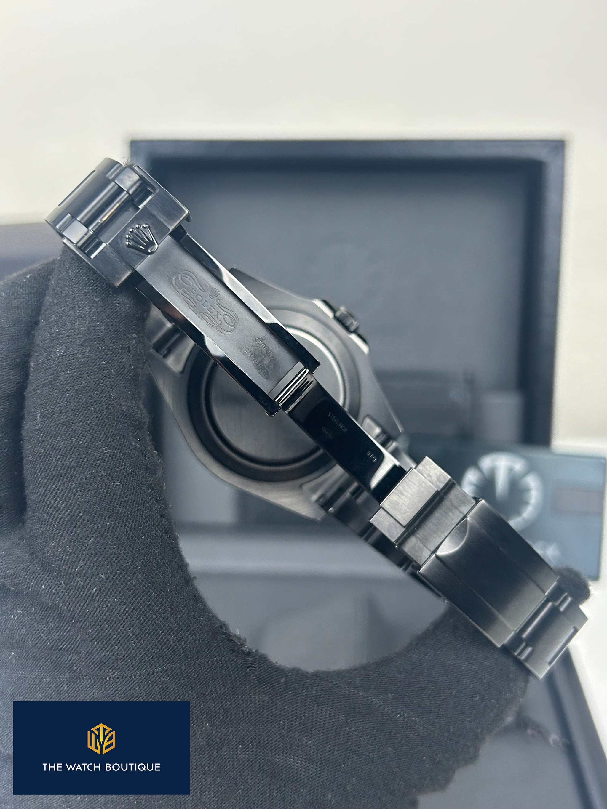 Rolex Explorer II Black Dial 216570 Titan Black Custom DLC