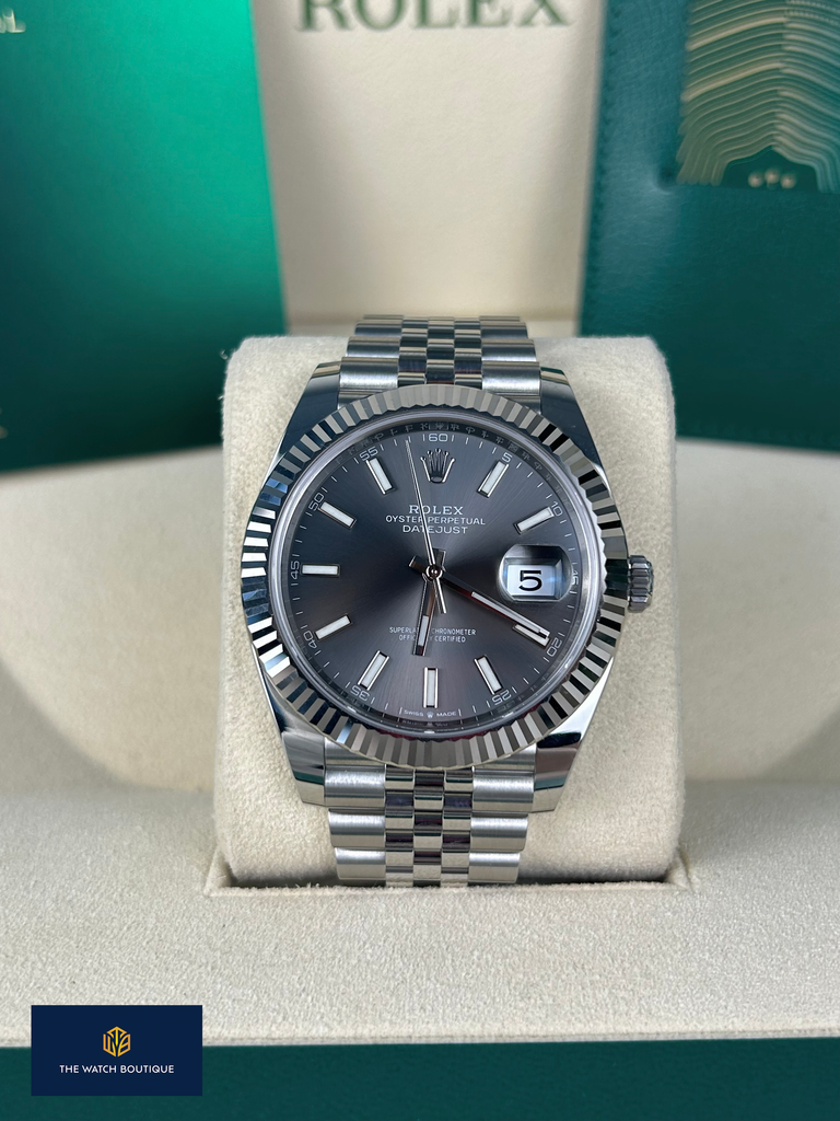 Stainless steel datejust on sale 41