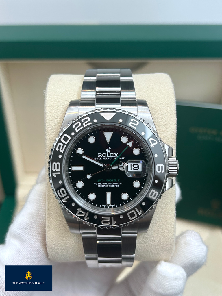 Rolex GMT Master II Oyster Black Dial 116710LN 2019