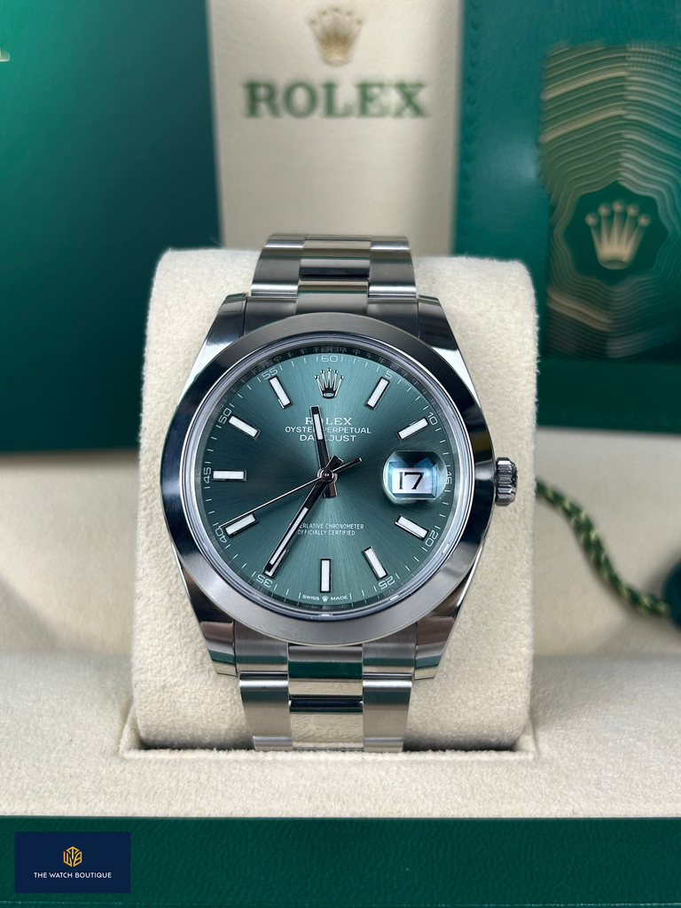 Oyster perpetual 2025 datejust green