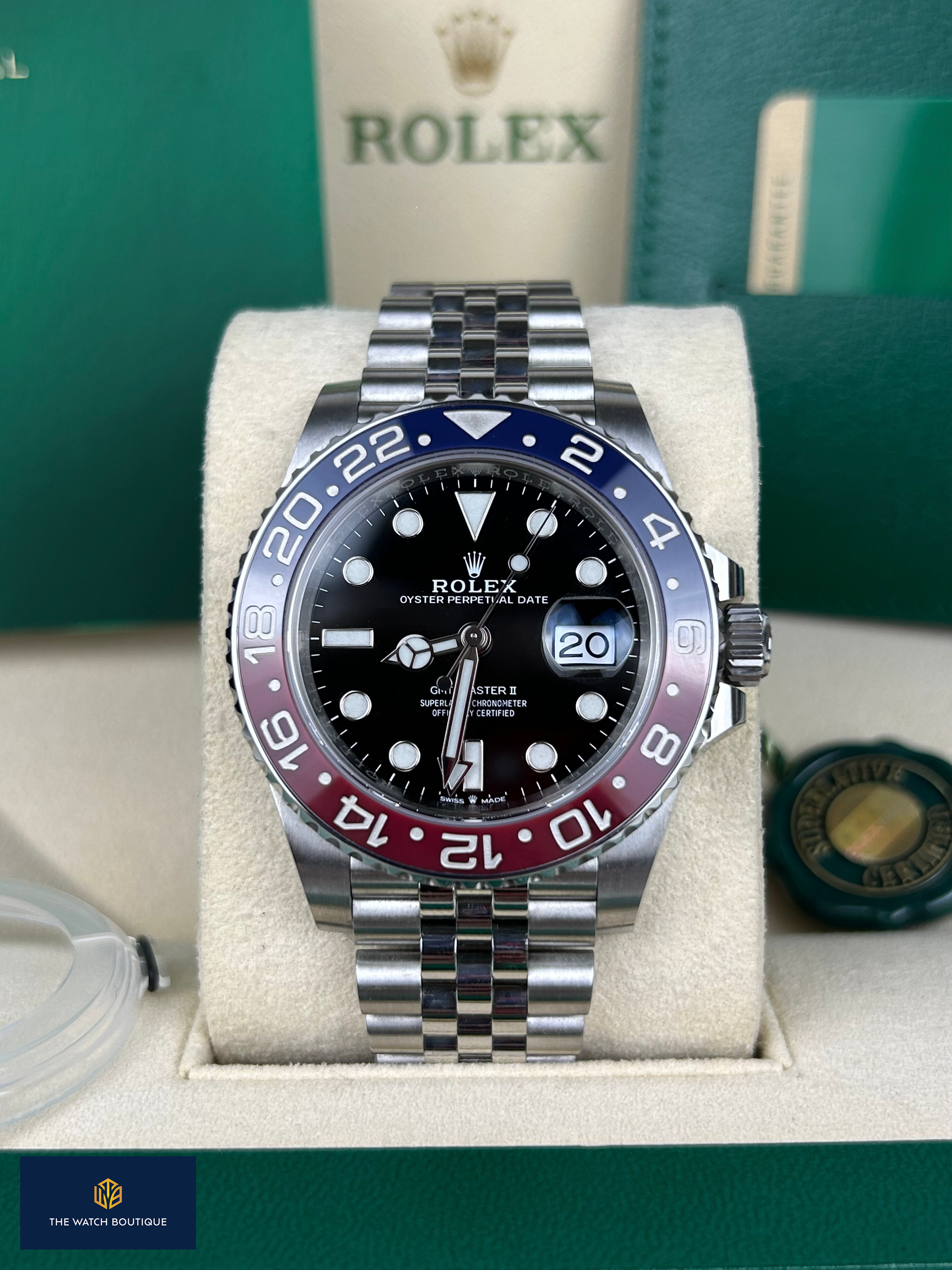 Rolex GMT Master II Pepsi Jubilee 2019 126710BLRO – The