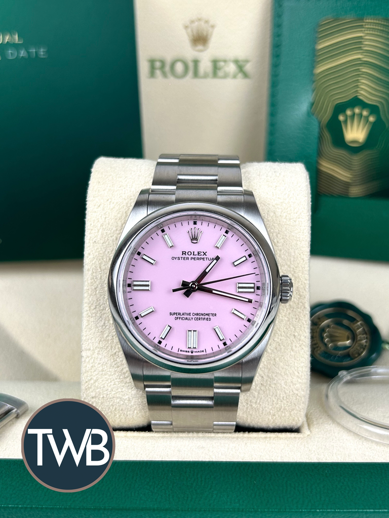 Rolex Oyster Perpetual 36 Pink 2023 126000 The Watch Boutique