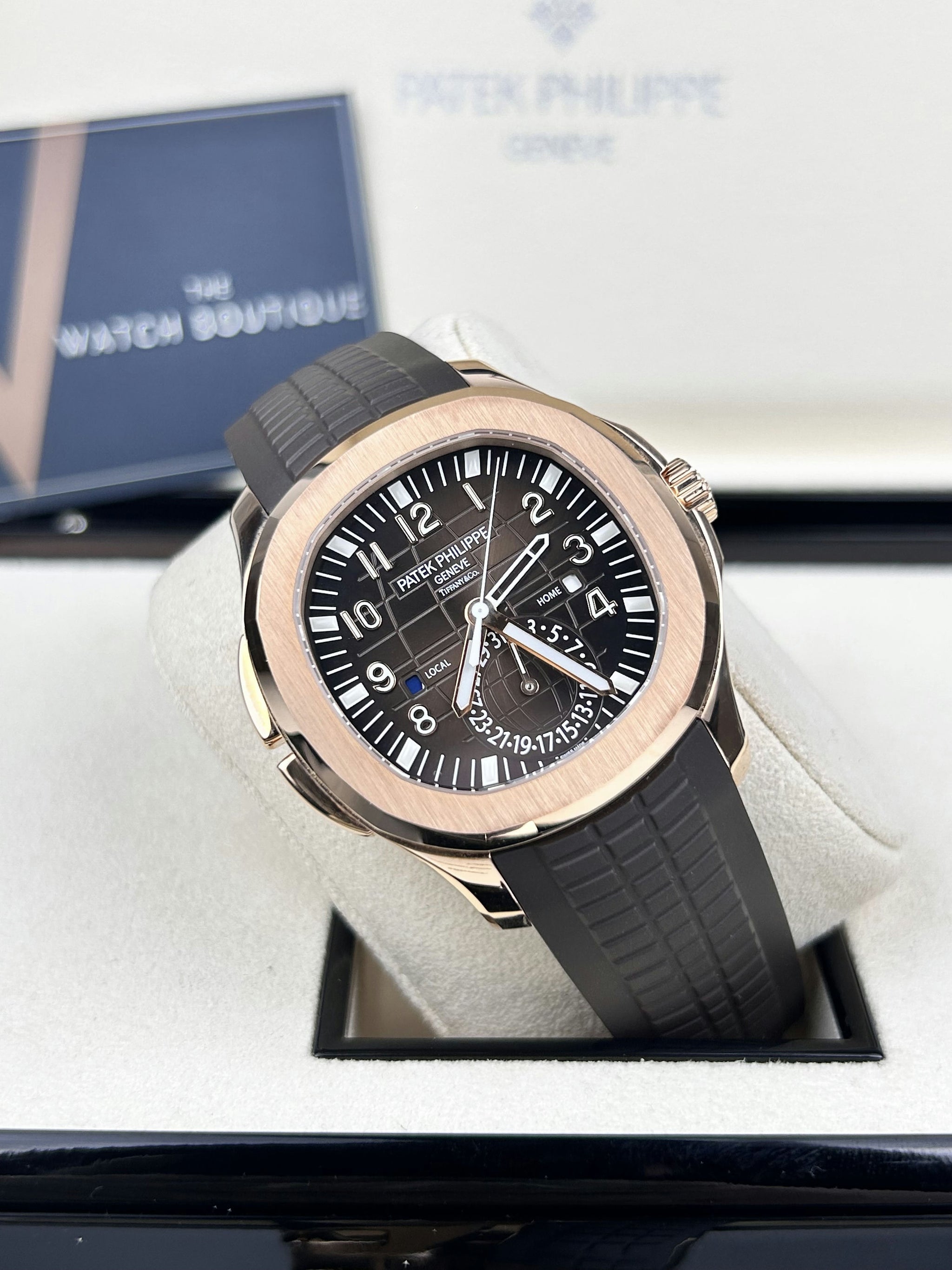 Patek Philippe Aquanaut Time Travel Rubber Strap 5164R