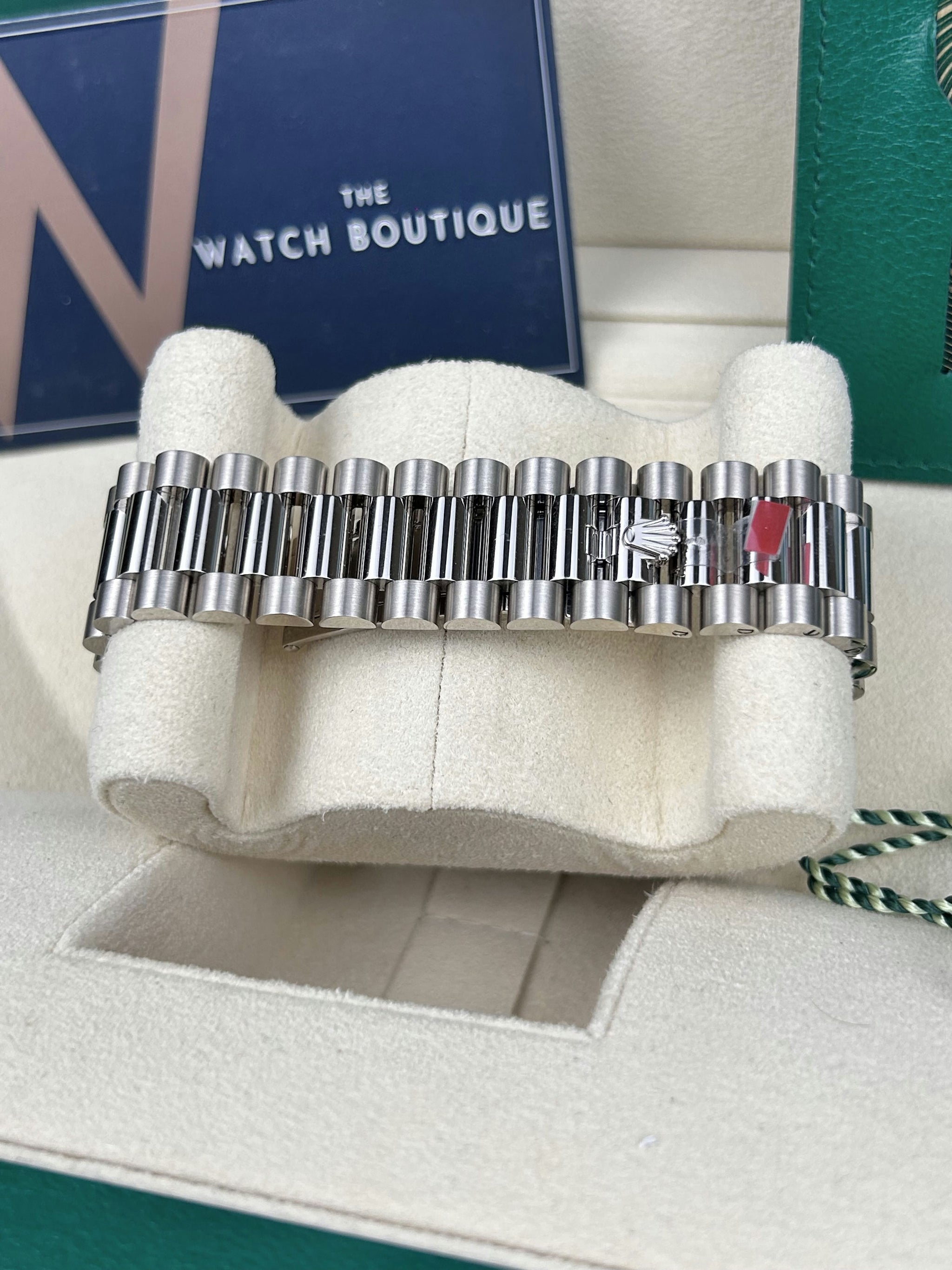 Mens white gold rolex best sale