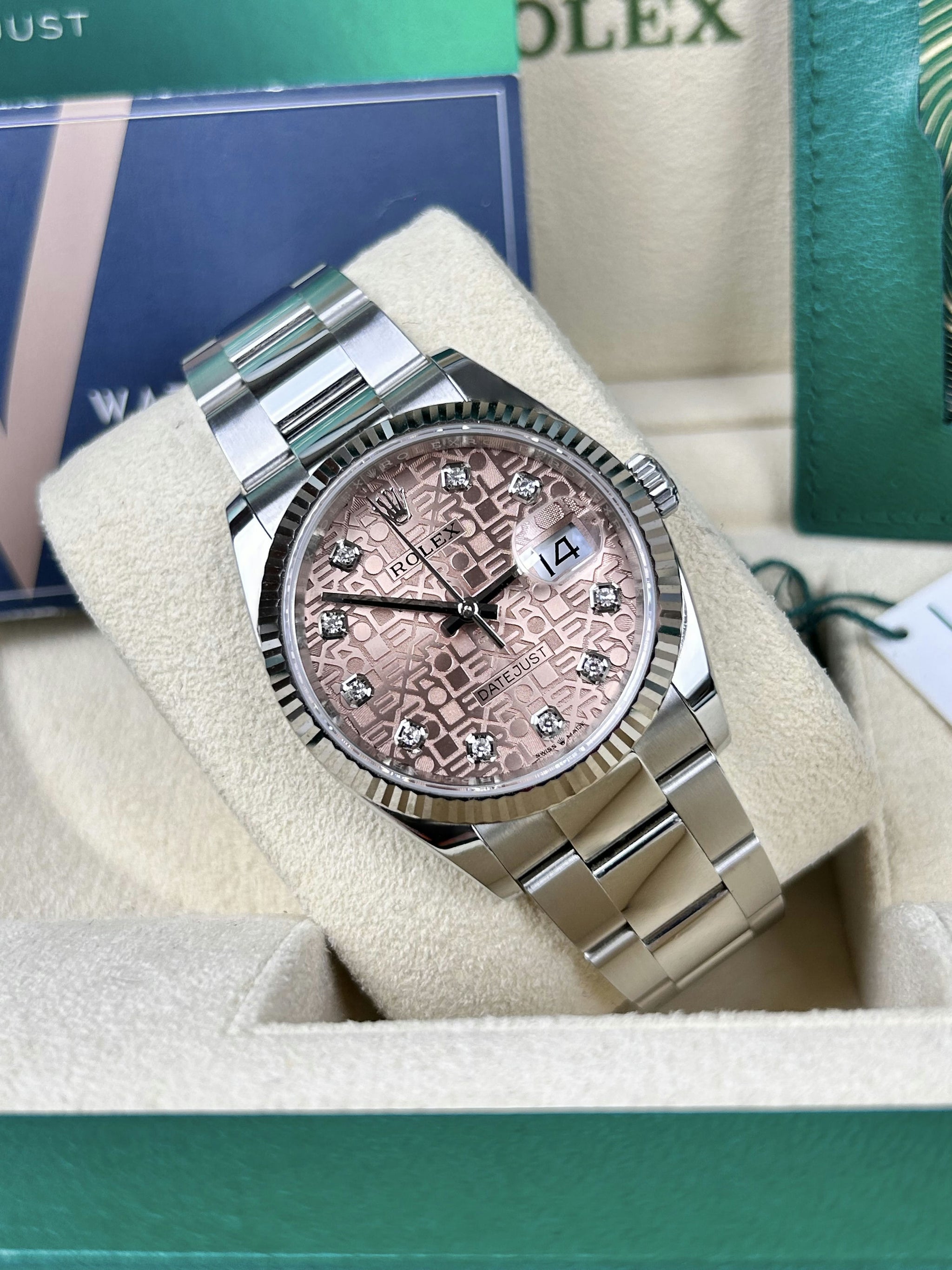 Rolex Datejust 36 Pink Diamond Anniversary Dial 2021 126234